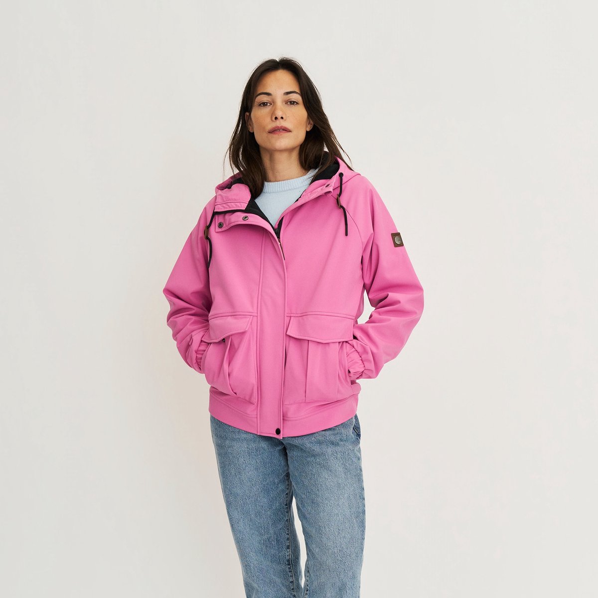 Travelin’ Kiara Dames Softshell Jas Waterdicht Roze