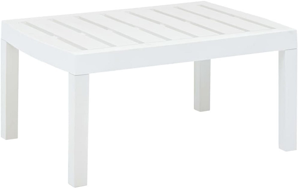 Witte Tuinbarwagen Kunststof Buiten Trolley met Wijnrek