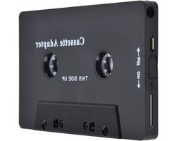 Allecto - Bluetooth-cassette-adapter - Draadloze cassette-ontvangerconverter met USB-kabel - Compatibel voor dvd-radio - Zwart - Handsfree bellen - Muziek luisteren