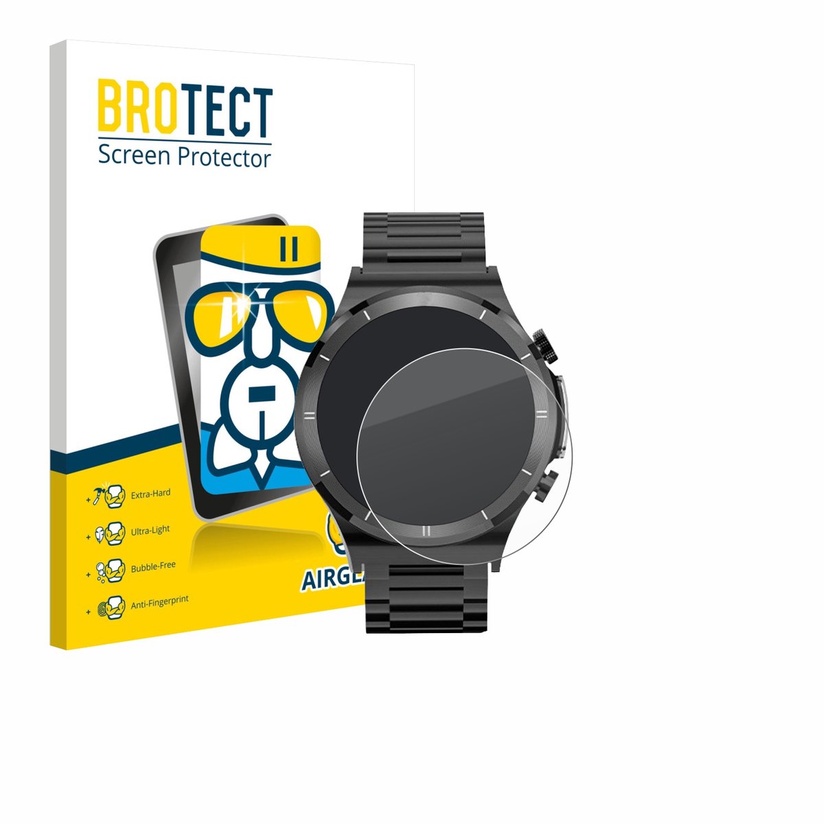 Screenprotector voor FANTTIK Smartwatch 1.39" Beschermglas transparant