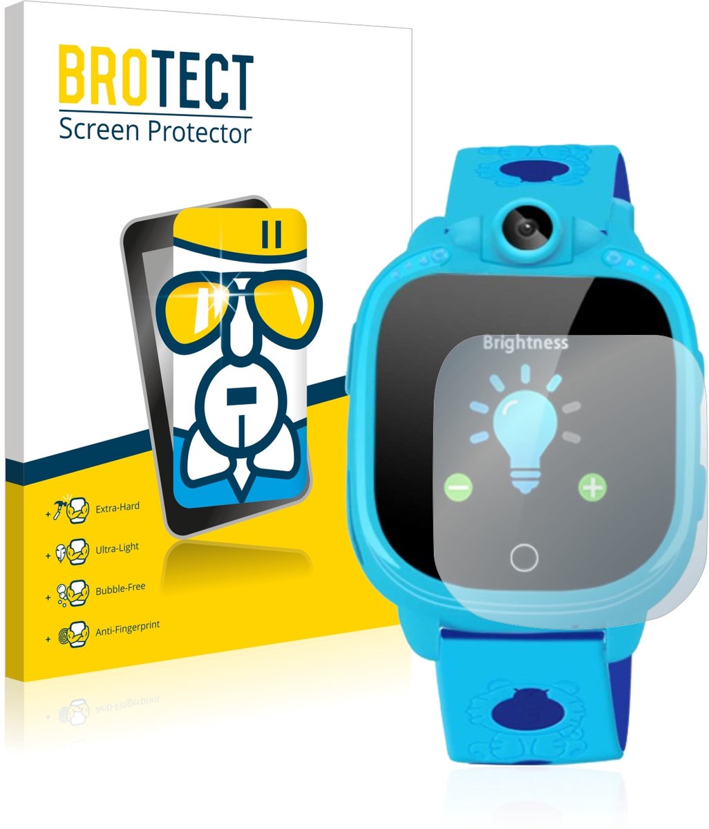 Screenprotector voor Prograce 1.5" Kids Smartwatch Beschermglas transparant