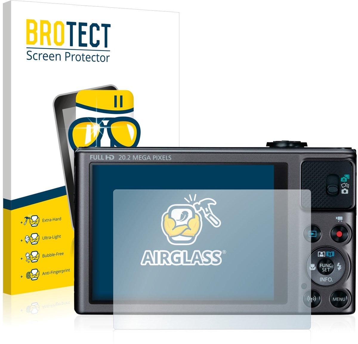 Screenprotector voor Canon PowerShot SX620 HS Beschermglas transparant