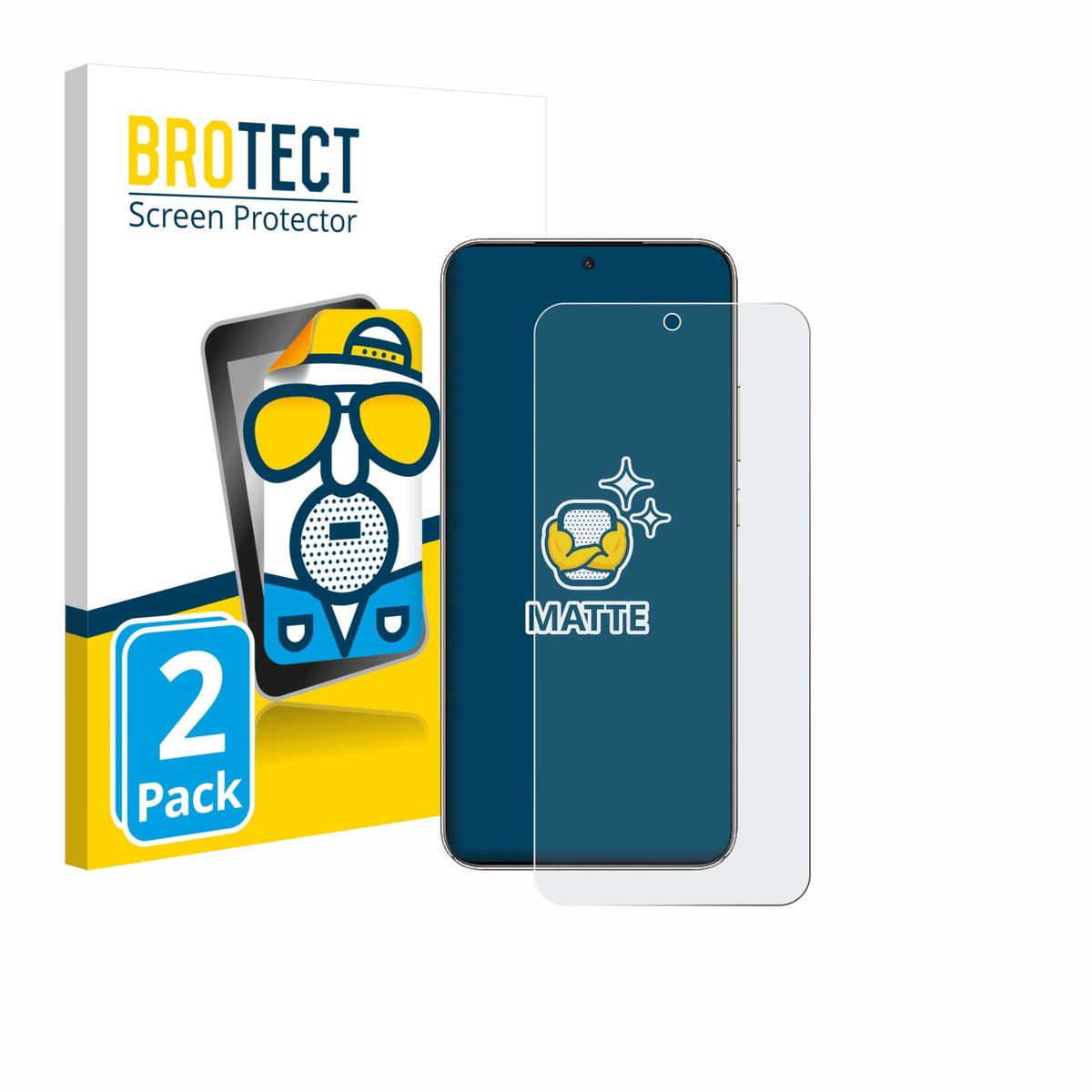 BROTECT - Screenprotector voor Honor X70 - Folie Beschermfolie matte 2 Stuks