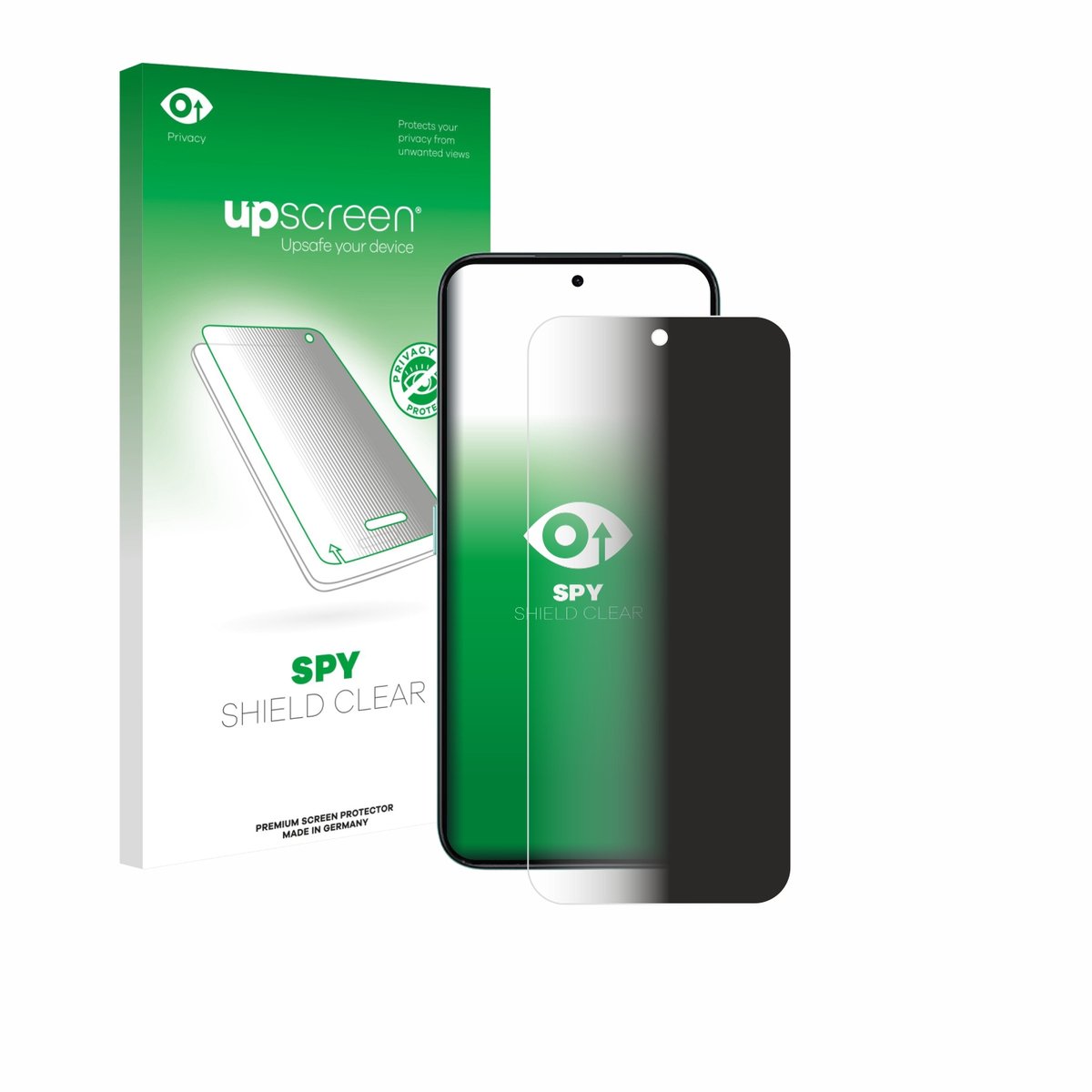 upscreen - privacy screenprotector voor Honor Play 10C - Folie Beschermfolie Blauwlichtfilter