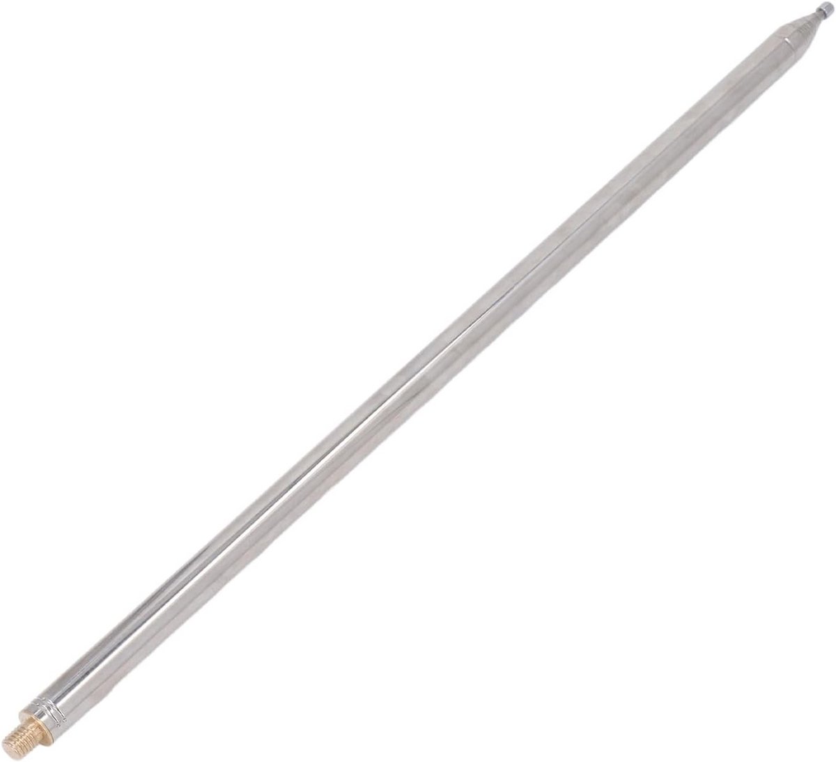 Telescopische Antenne - Trekstang Antenne - Radio Ontvangen - Roestvrij Staal - 5.6 Meter - Zilver