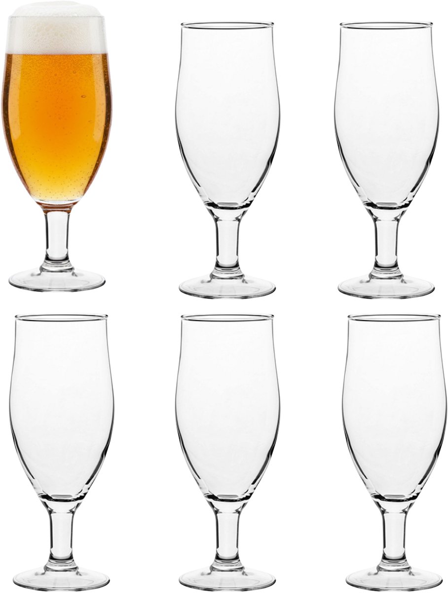 Vicrila Speciaalbier Glas - 6x - Dunkel - gehard glas - 56,8 cl - speciaalbier glazen - bierproeverij