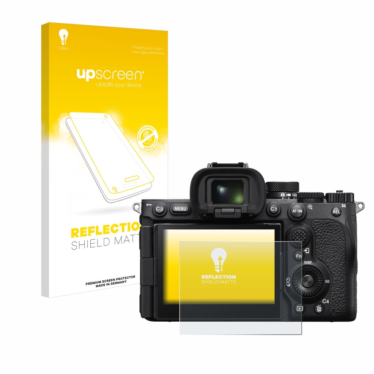 upscreen - Screenprotector voor Sony Alpha 7R V / a7R V - Folie Beschermfolie anti glare matte