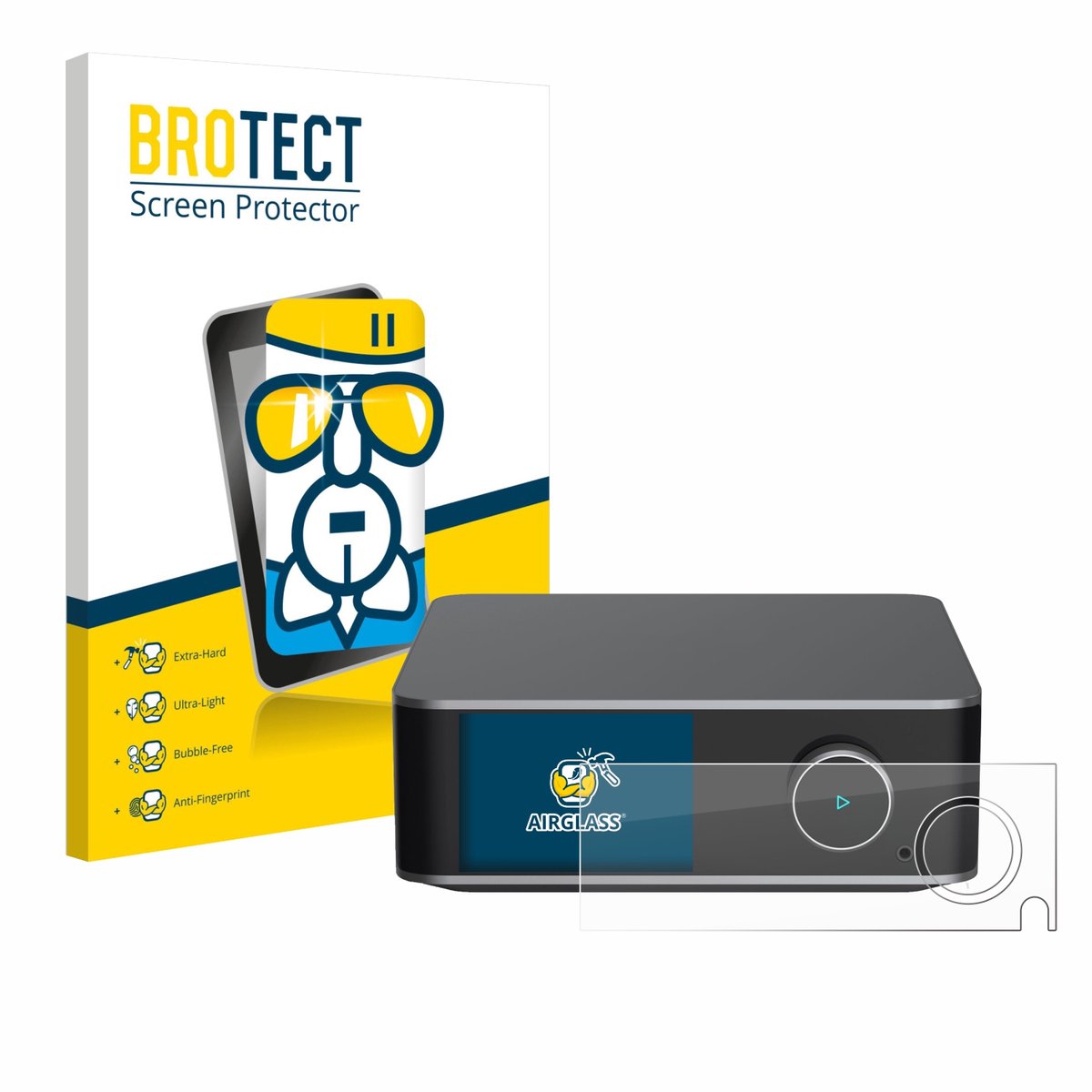 Screenprotector voor WiiM Ultra Beschermglas transparant