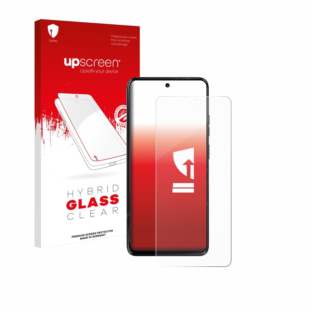 upscreen - Screenprotector voor Motorola Moto G67 Power - Folie Beschermfolie Beschermglas transparant