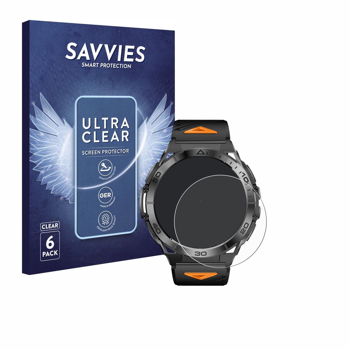 Savvies - Screenprotector voor Rogbid Titan K - Folie Beschermfolie transparant 6 Stuks