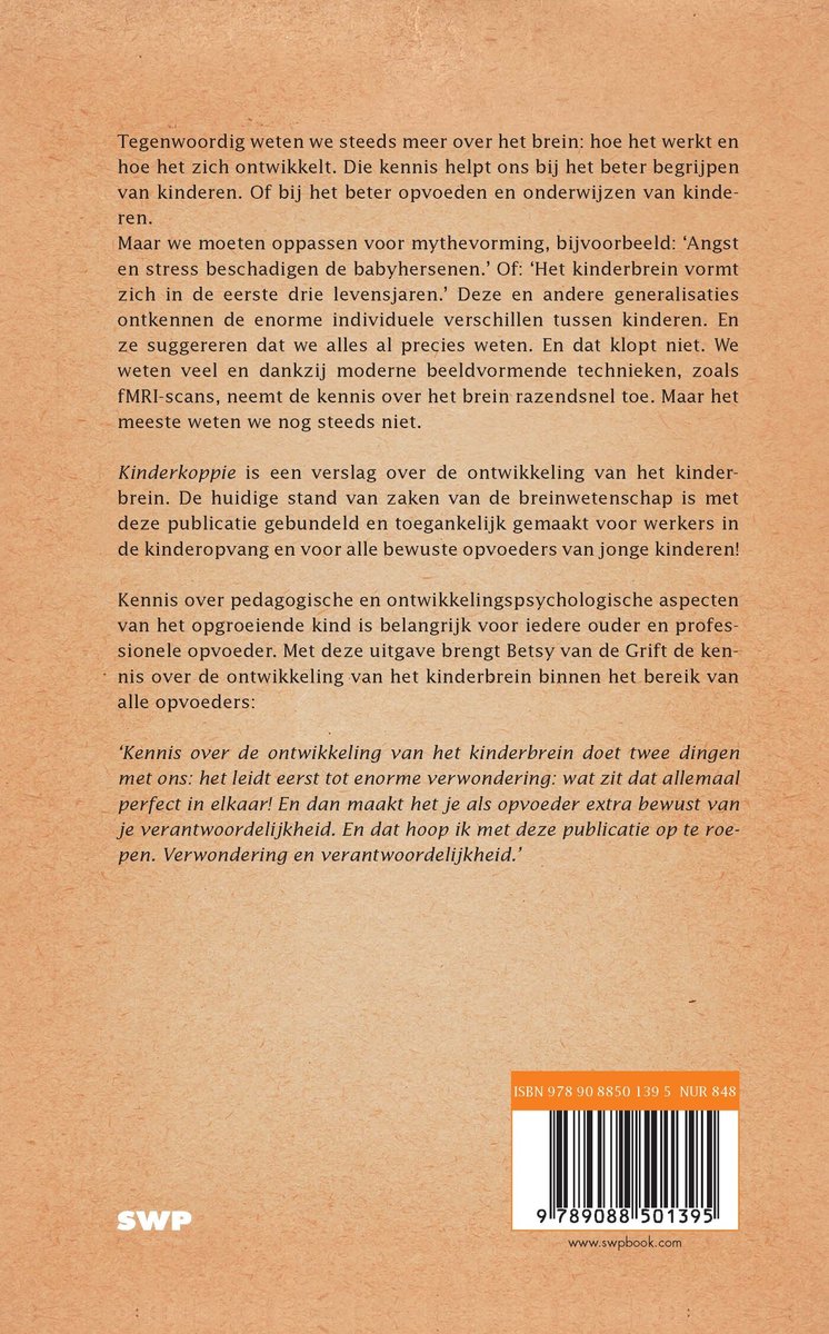 Kinderkoppie - back cover