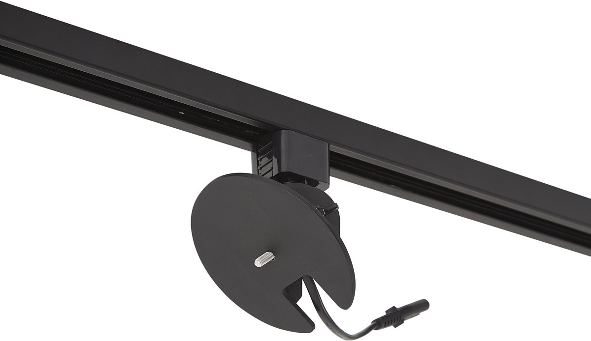 QAZQA Sonos Era 100 speaker beugel voor 1-fase rail zwart kantelbaar - Iconic