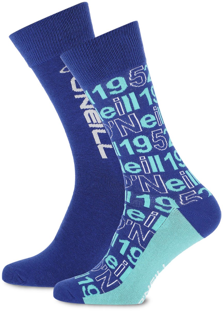 O’Neill 6-Pack Casual Sokken Katoen Sportief Heren cobalt 39-42 789152 Blauw