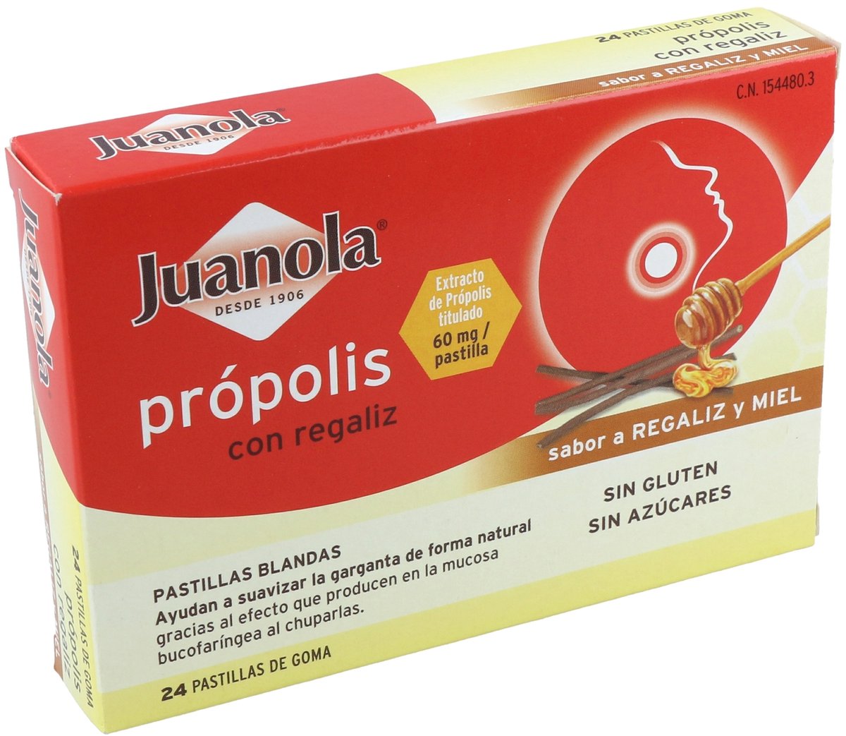 Propolis met zoethout 24 pellets|Propolis with Licorice 24 pellets|Propolis à la réglisse 24 pastilles