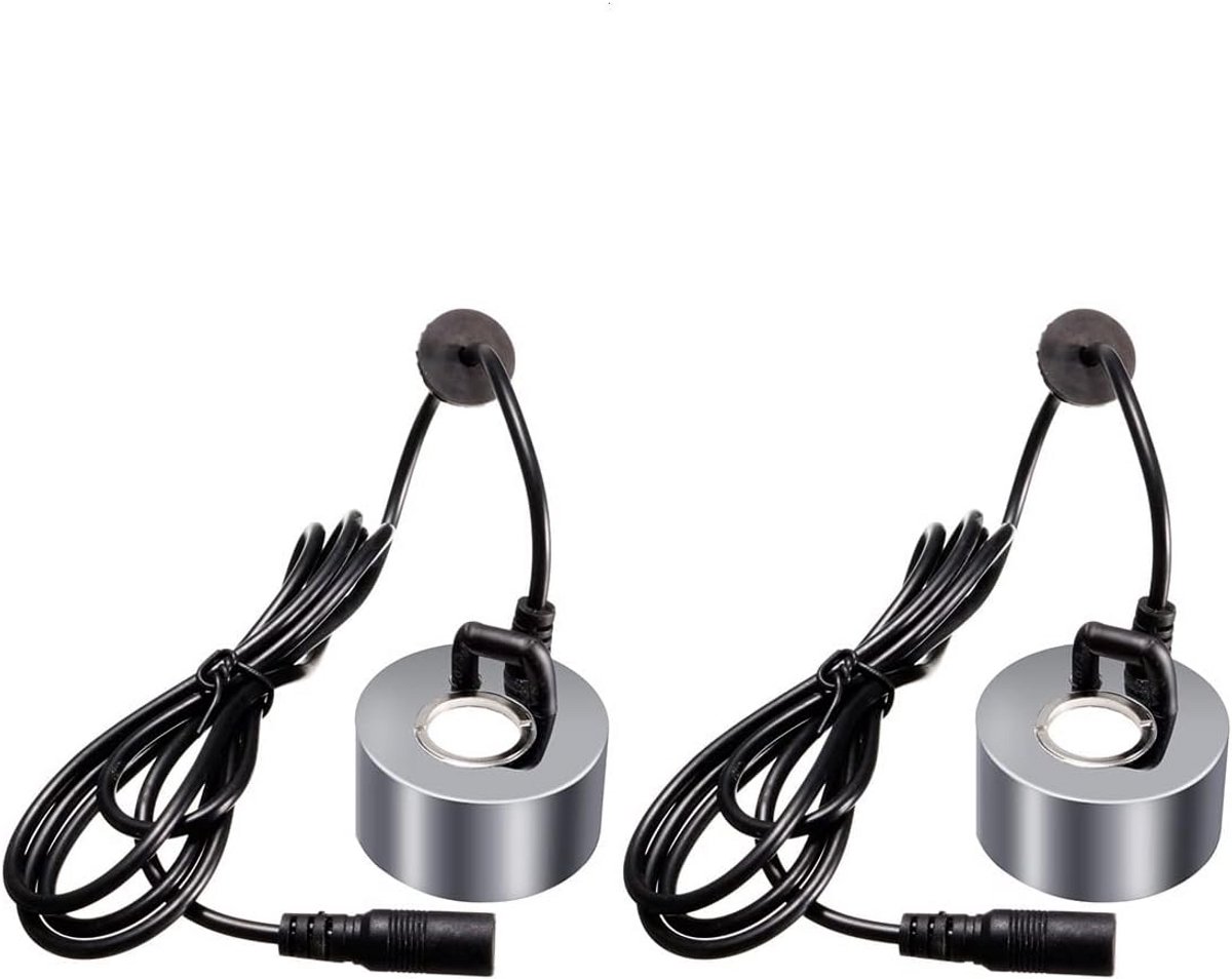 2 Stuks 24V Ultrasone Verdamper Mistmaker voor Terrarium, Vijver en Luchtbevochtiging