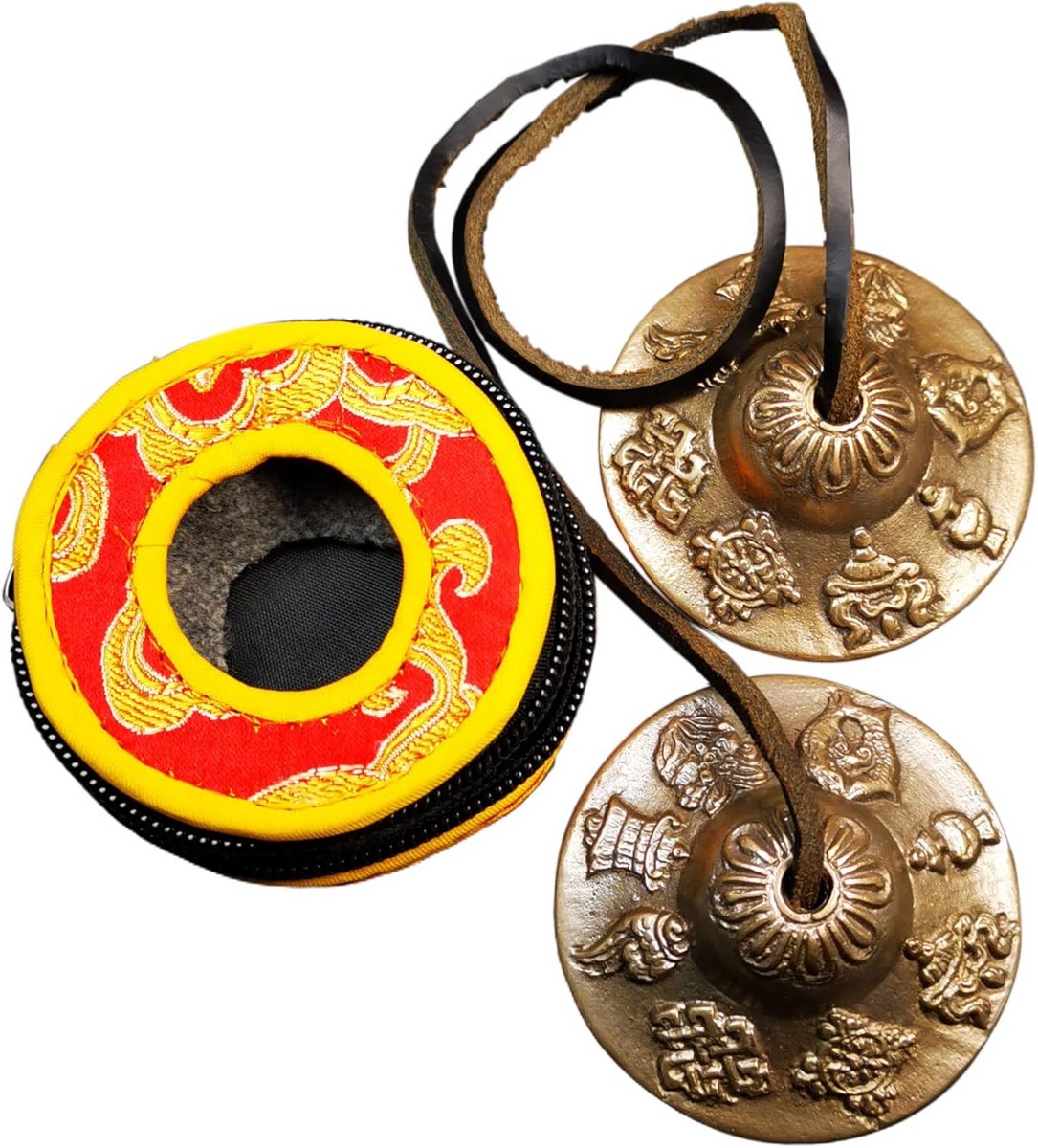 Set Tibetaanse Tingsha Cymbals - Handgemaakt in Nepal voor Yoga, Meditatie en Geluidsgenezing