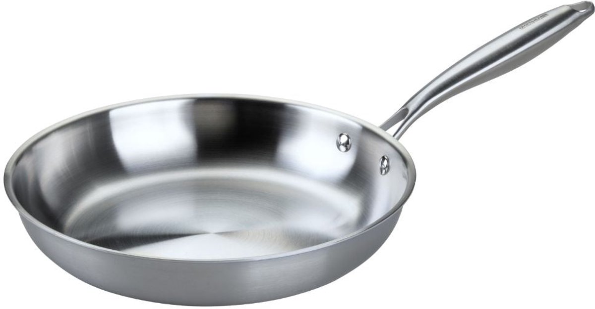 Pan 28 cm van 18/10 roestvrij staal Triply Fackelmann Vita3