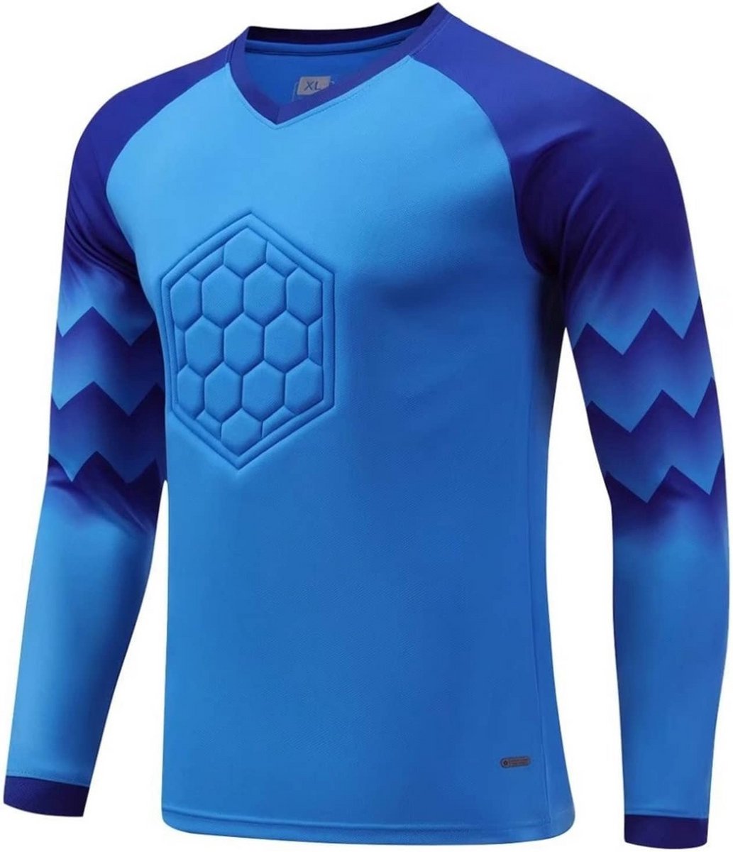 Kinder Voetbalshirt Lange Mouwen - Keeper Shirt & Sportshirt voor Jongens en Meisjes