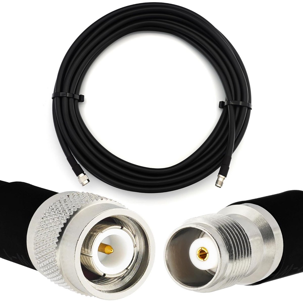 7m TNC Male naar TNC Female Coaxkabel 50 Ohm HF400 Flexibel voor Antennes en Routers