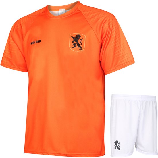 Nederlands Elftal Voetbaltenue Thuis WK 2026 - Oranje Shirt Koningsdag - Voetbal Tenue Kinderen - Shirt en Broekje - Jongens en Meisjes - Volwassenen - Heren en Dames-158