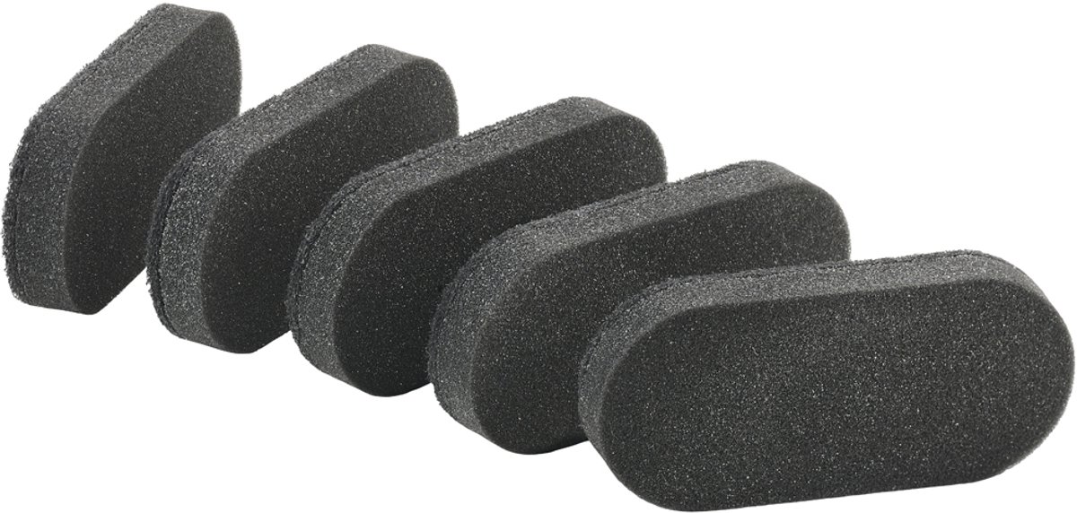 Zone Denmark Singles Afwasspons 14,8 x 6,8 x 2 cm 5 stuks Black
