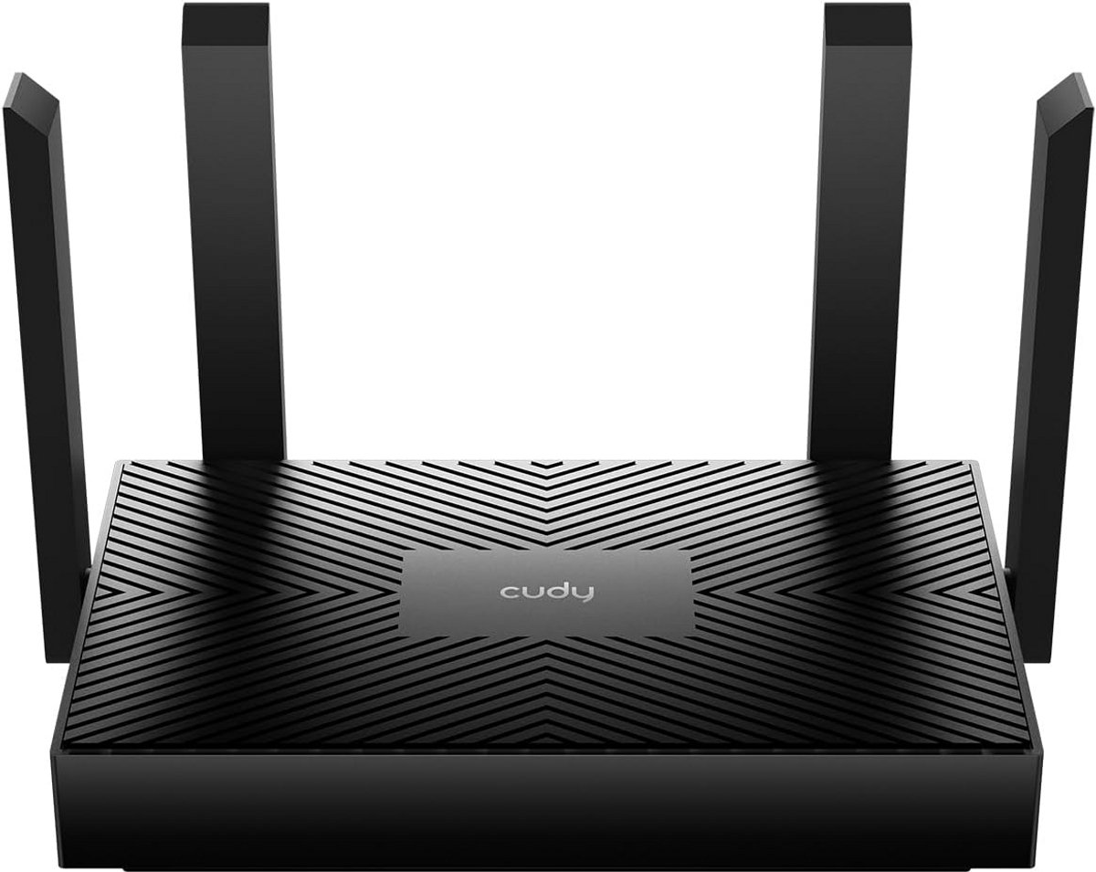 Snelle Dual Band Wi-Fi 6 Router met 4 Antennes voor Thuis