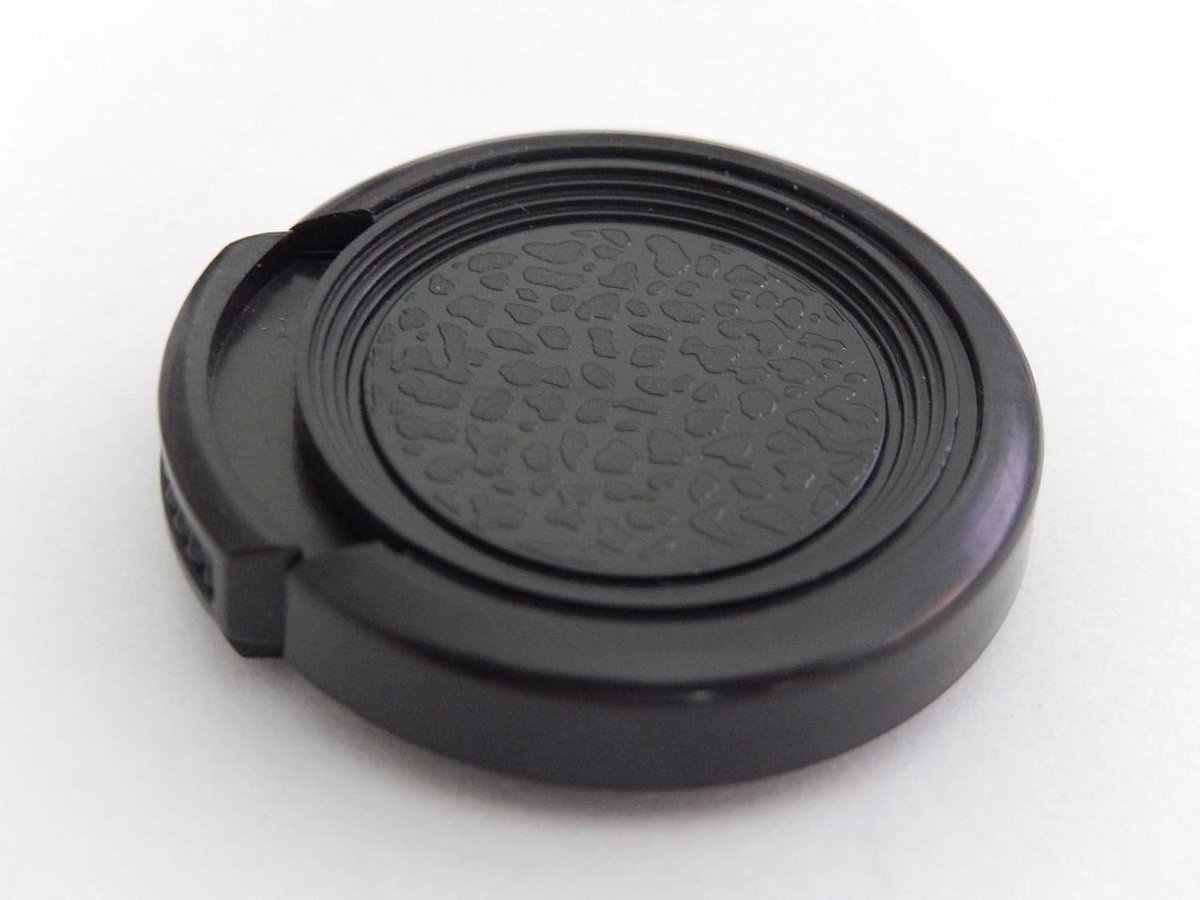 Lensdop Camera - Frontdop Objectief - Lens Bescherming - Snap-on Montage - 27 mm Diameter - Zwart