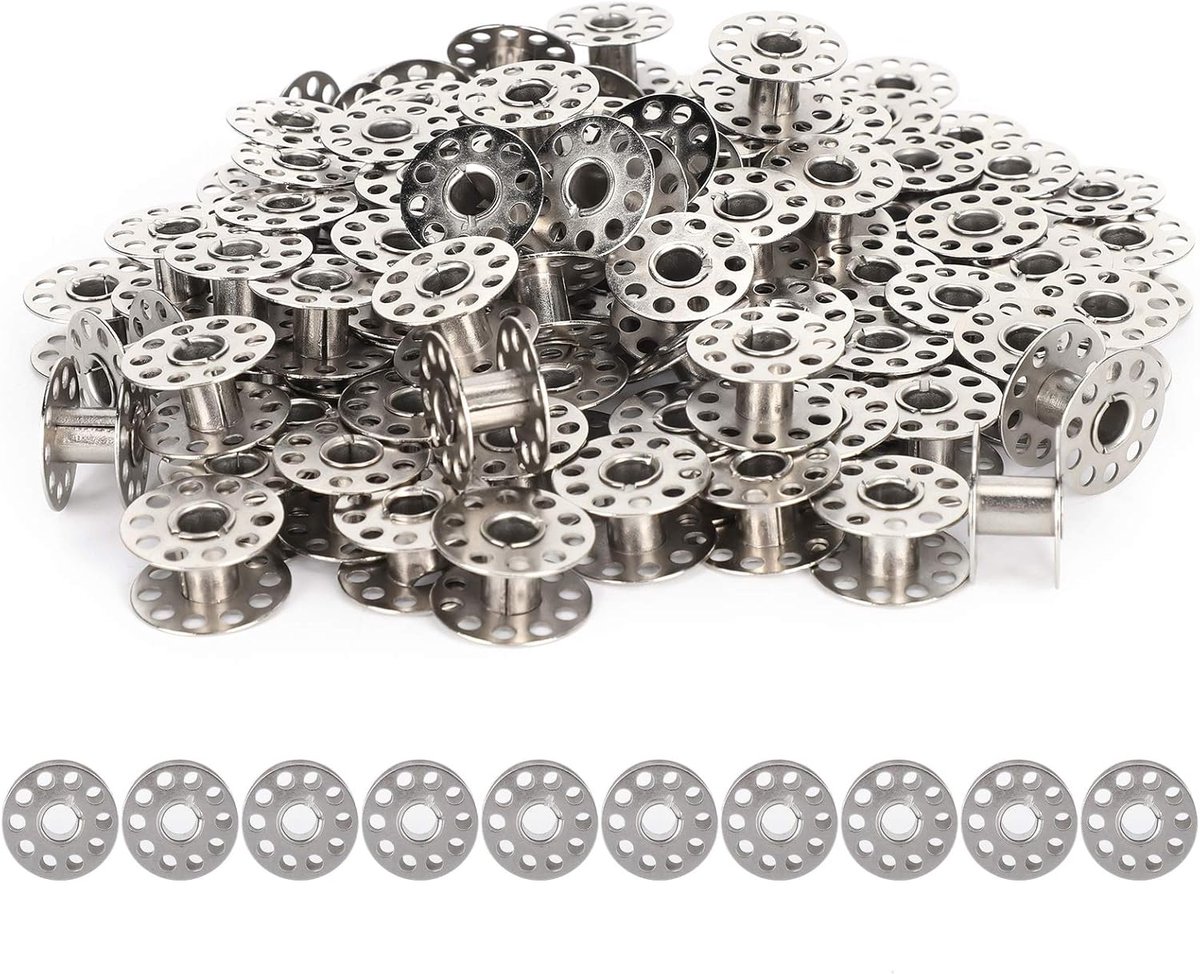 100 Stuks Universele Naaimachine Spoelen - Metalen Vervangende Onderdelen