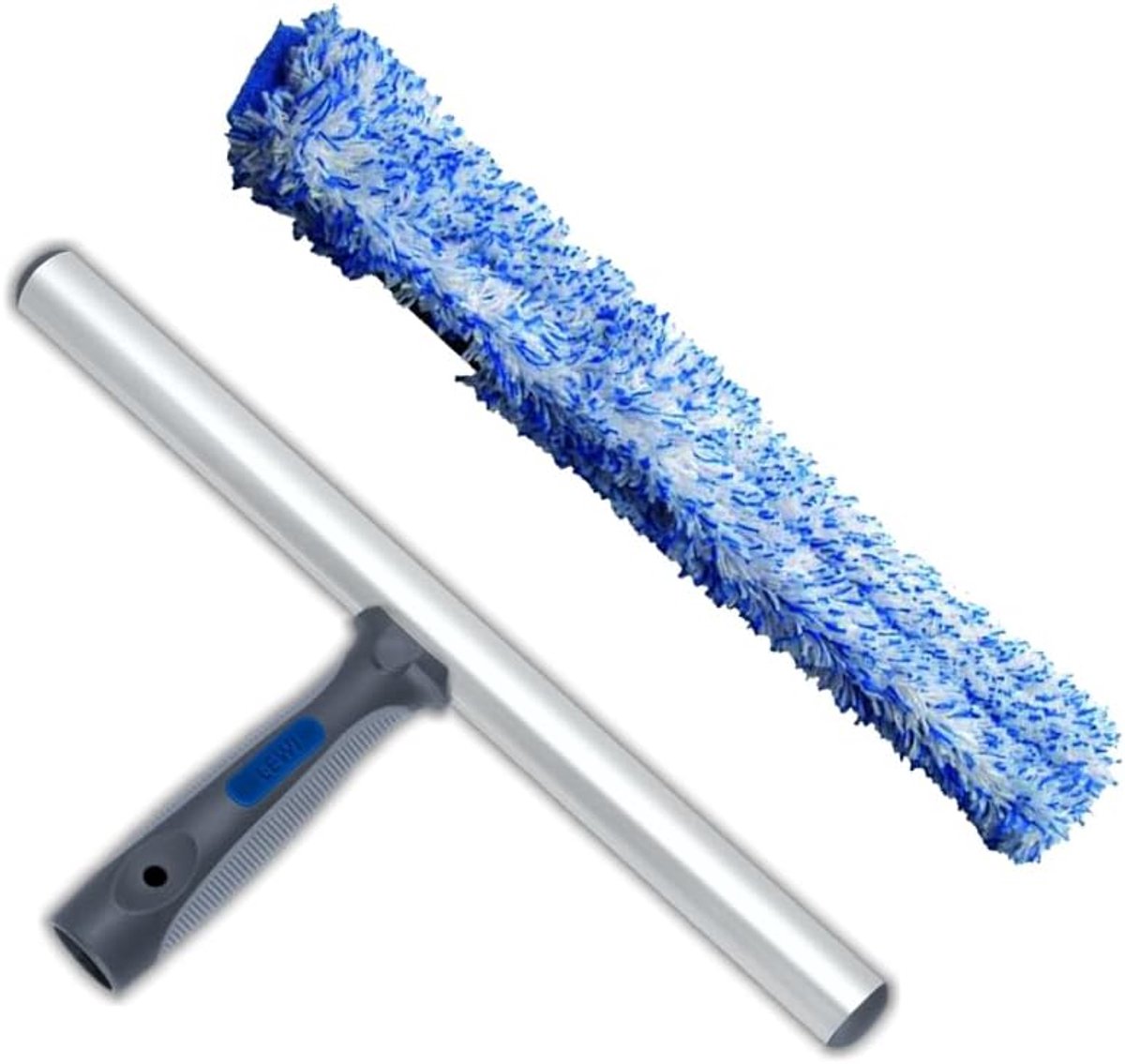 Raam Inwasset - Raamwisser Set - Streeploos Ramen - Ergonomische Greep - Blauw