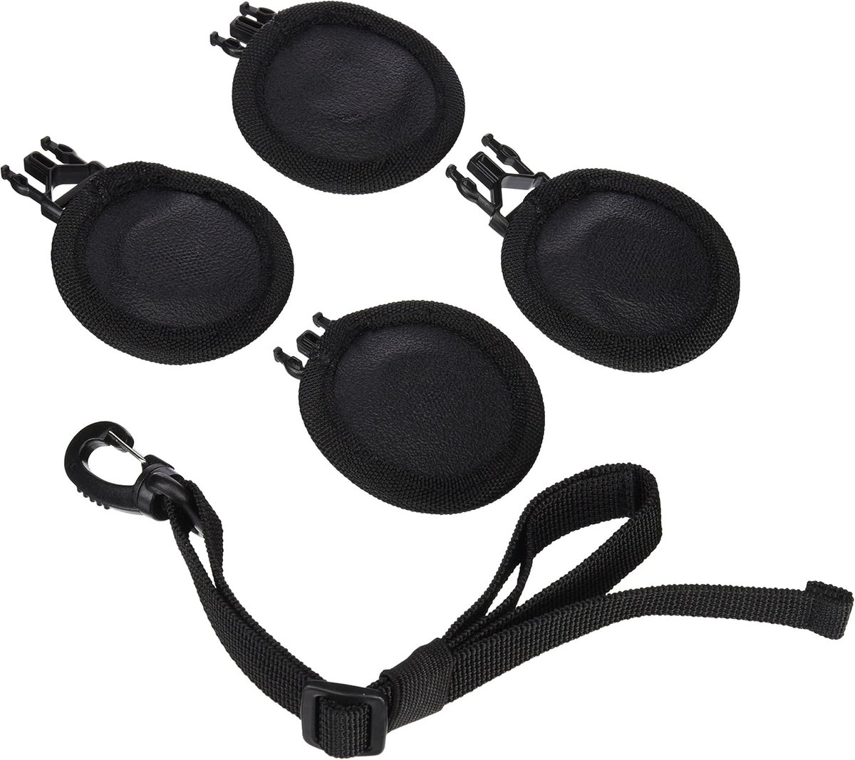 Set Magnetische Bevestiging met Veiligheidsband voor Tanktas - Universeel Zwart