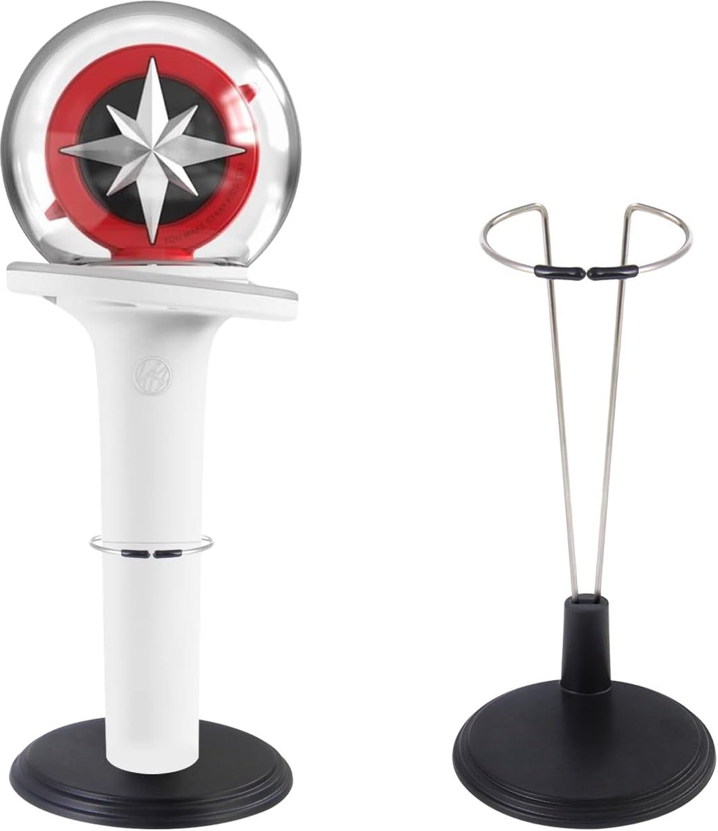 K-Pop Lightstick Stand Zwart (2 Stuks) - Universele Houder voor Display en Opslag