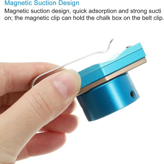 Magnetische Keu Chalk Houder met Clip voor Biljart en Snooker — afbeelding 2