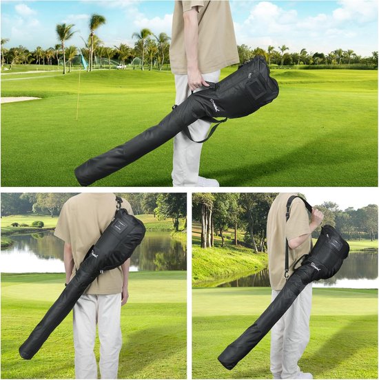Lichtgewicht & Opvouwbare Golf Draagtas met Verstelbare Riem - Ideaal voor Golfbaan en Reizen van Merkloos — afbeelding 4