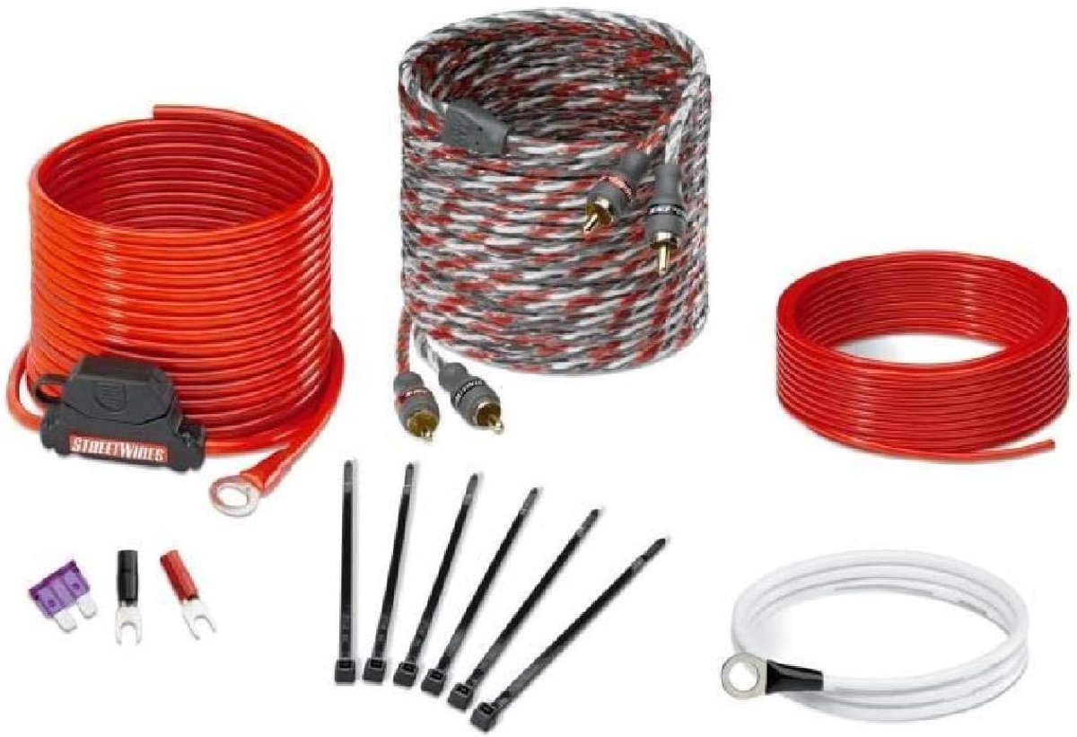 Autokabelset Krachtstroom 6mm² voor Audio Systemen