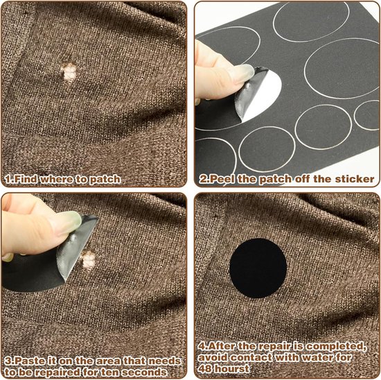10x Zelfklevende Nylon Reparatiepatches voor Donsjacks en Tenten - Waterdicht en Wasbaar — afbeelding 5
