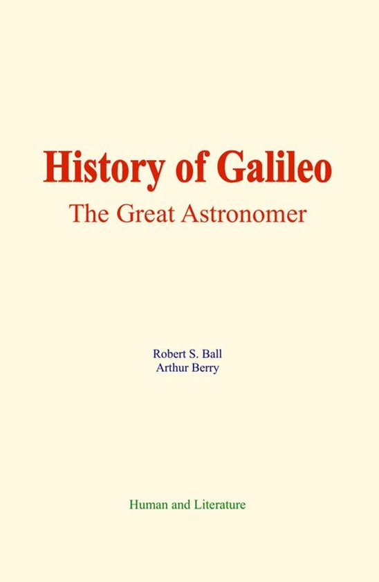 History of Galileo - cover