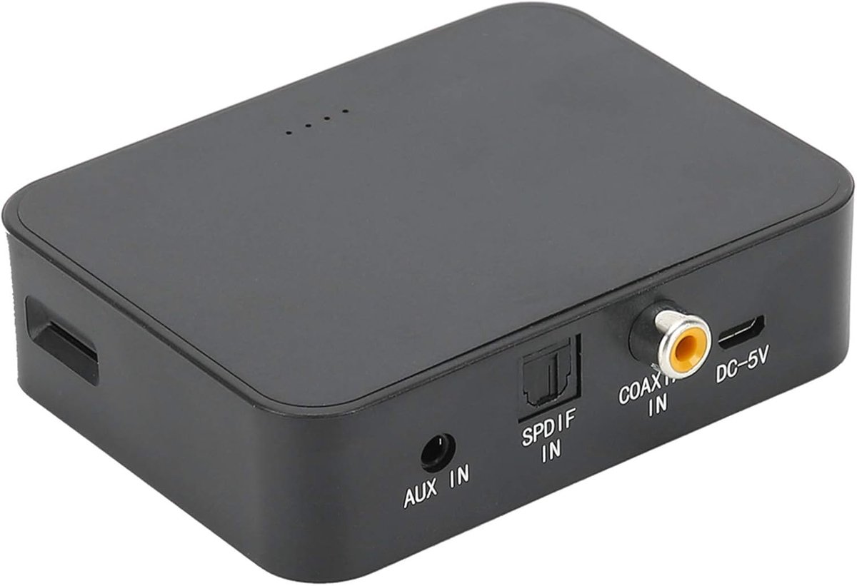 Multifunctionele Bluetooth Audio Zender en Ontvanger met Optische, Coaxiale en AUX