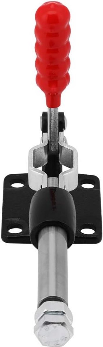 Verticale Push Pull Snelspanner met Flensbasis voor Lasmachines en Jigs