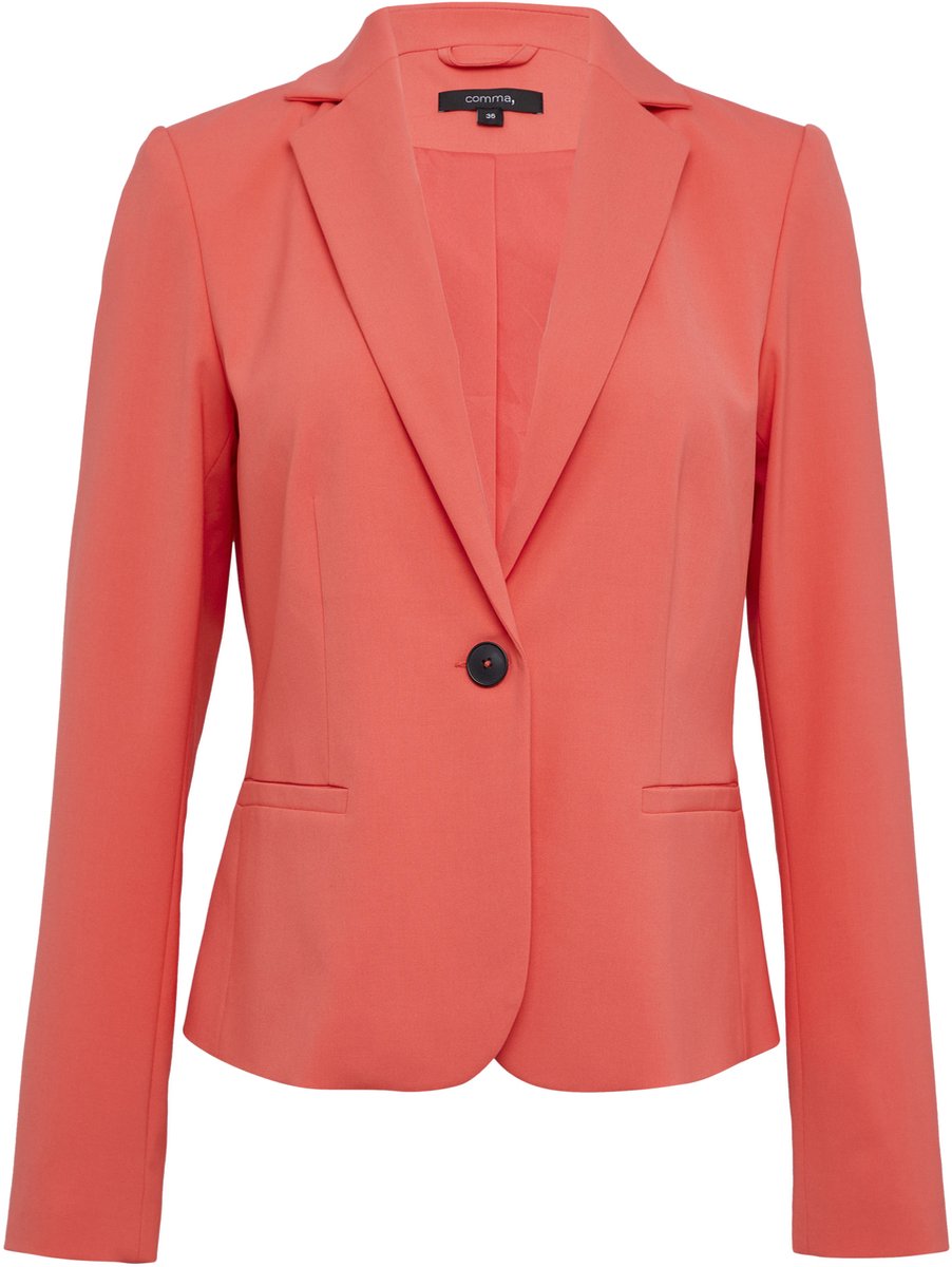 comma - female - Aansluitende blazer met reverskraag