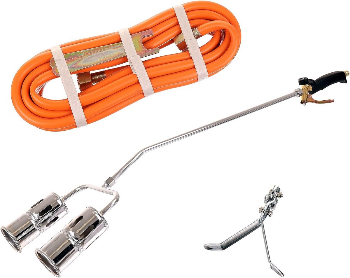 Dakbrander Dubbele Nozzle met Lange Slang voor Dakbedekking en Ontdooien