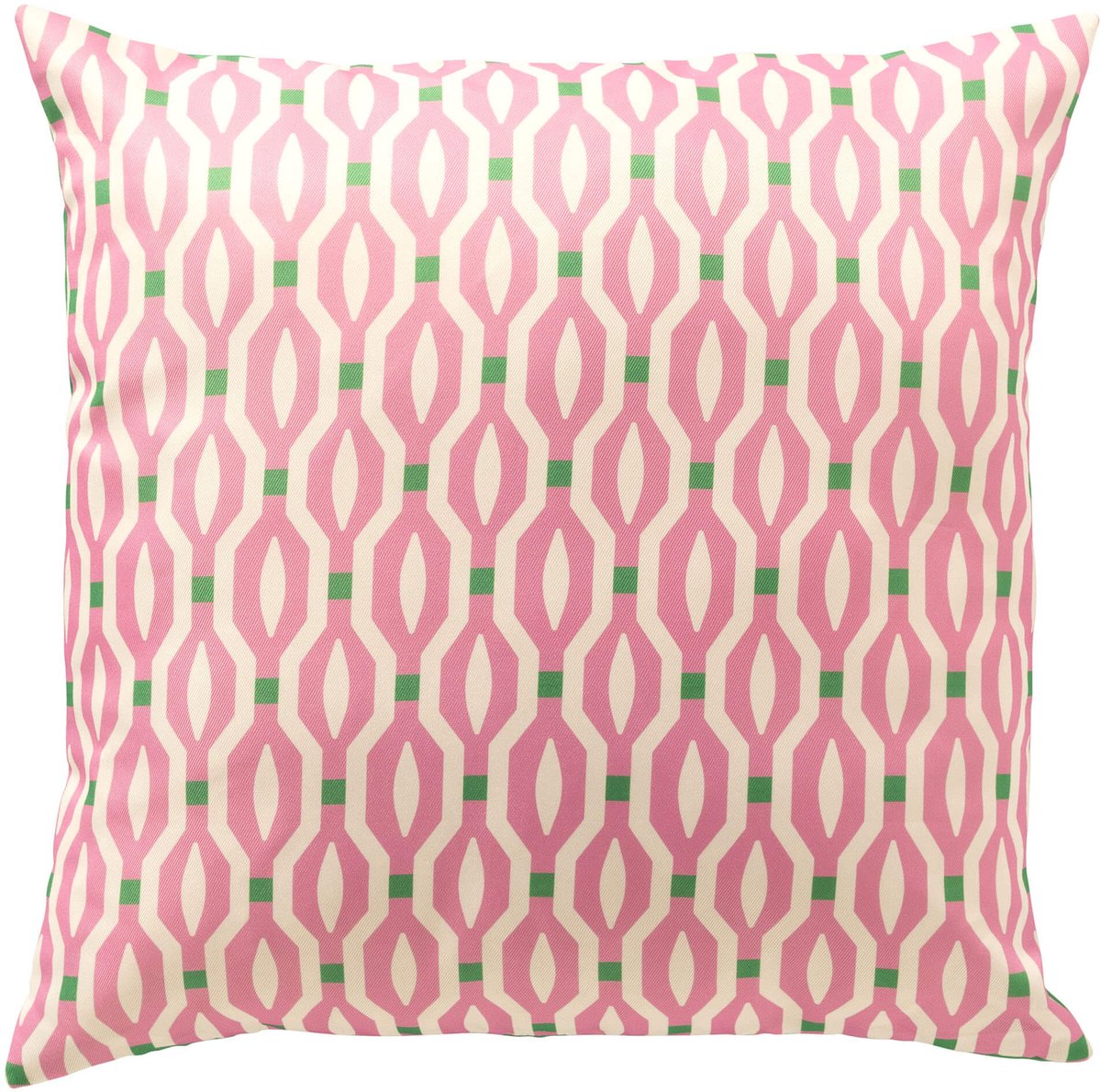 Textino - ROCKET - buitenkussen 45x45 cm - waterafstotend en UV-bestendig - Fuchsia Pink - roze