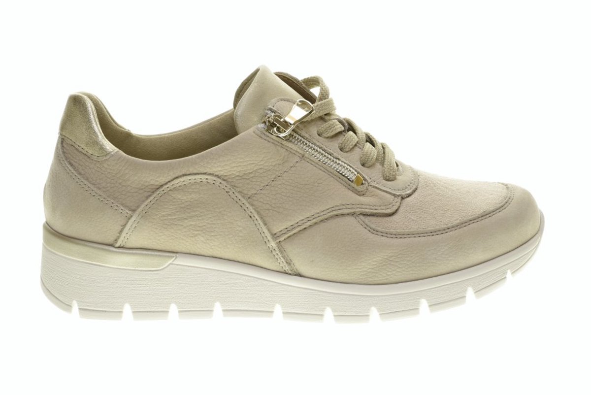 Beige Comfortschoenen Waldlaufer Extra Breed maat 42