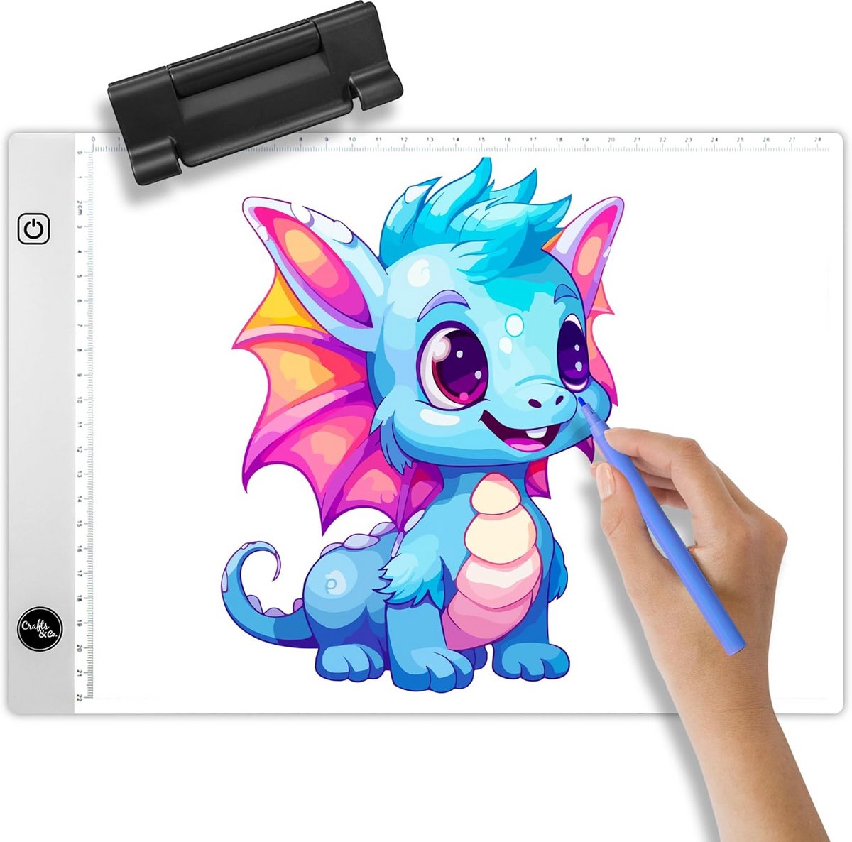 Dimbare LED Lichtbak A4 voor Tekenen en Diamond Painting, USB Aangedreven