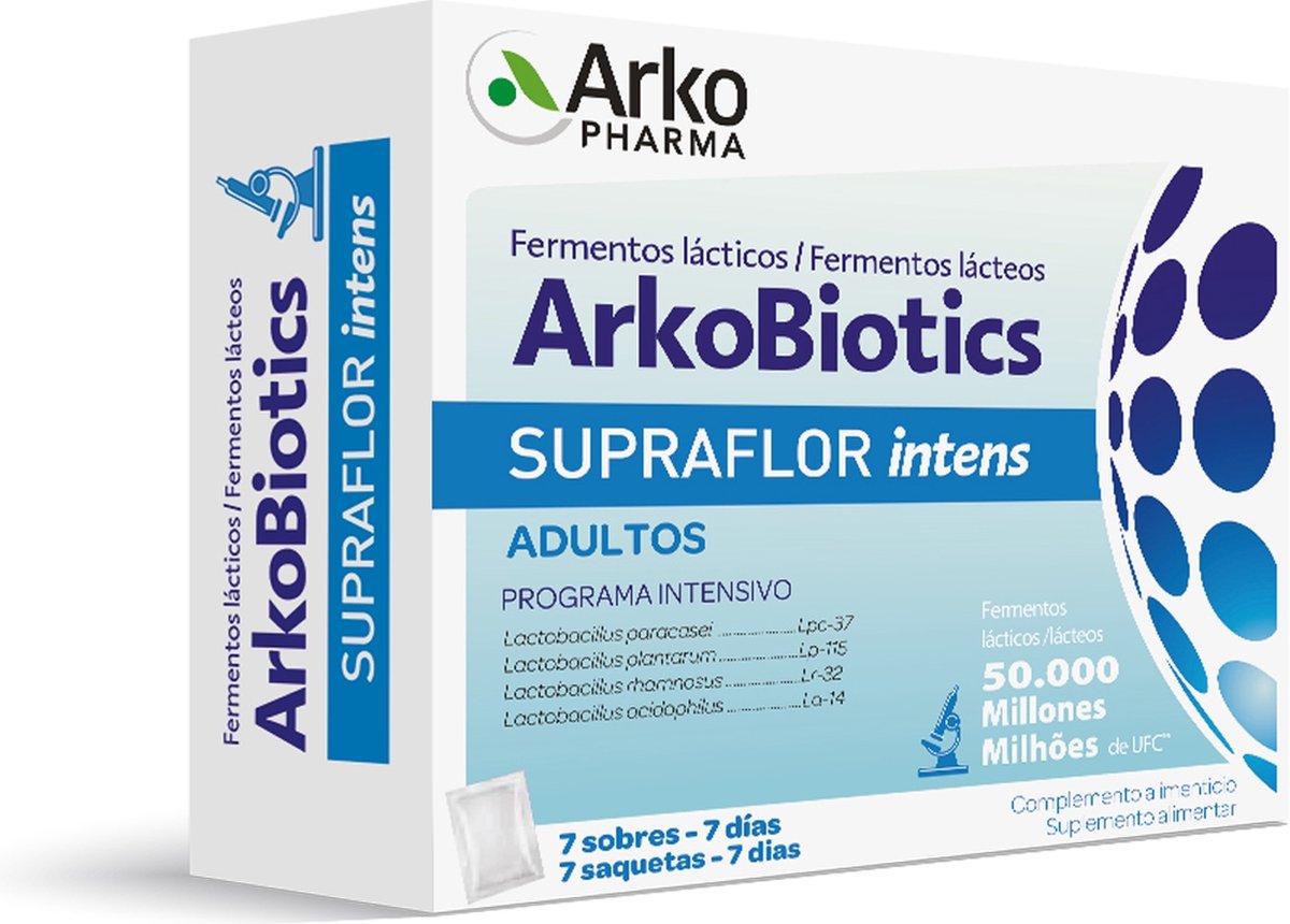 ArkoBiotics Supraflor (intens) 7 zakjes|ArkoBiotics Supraflor (intens) 7 packets|ArkoBiotics Supraflor (intens) 7 sachets