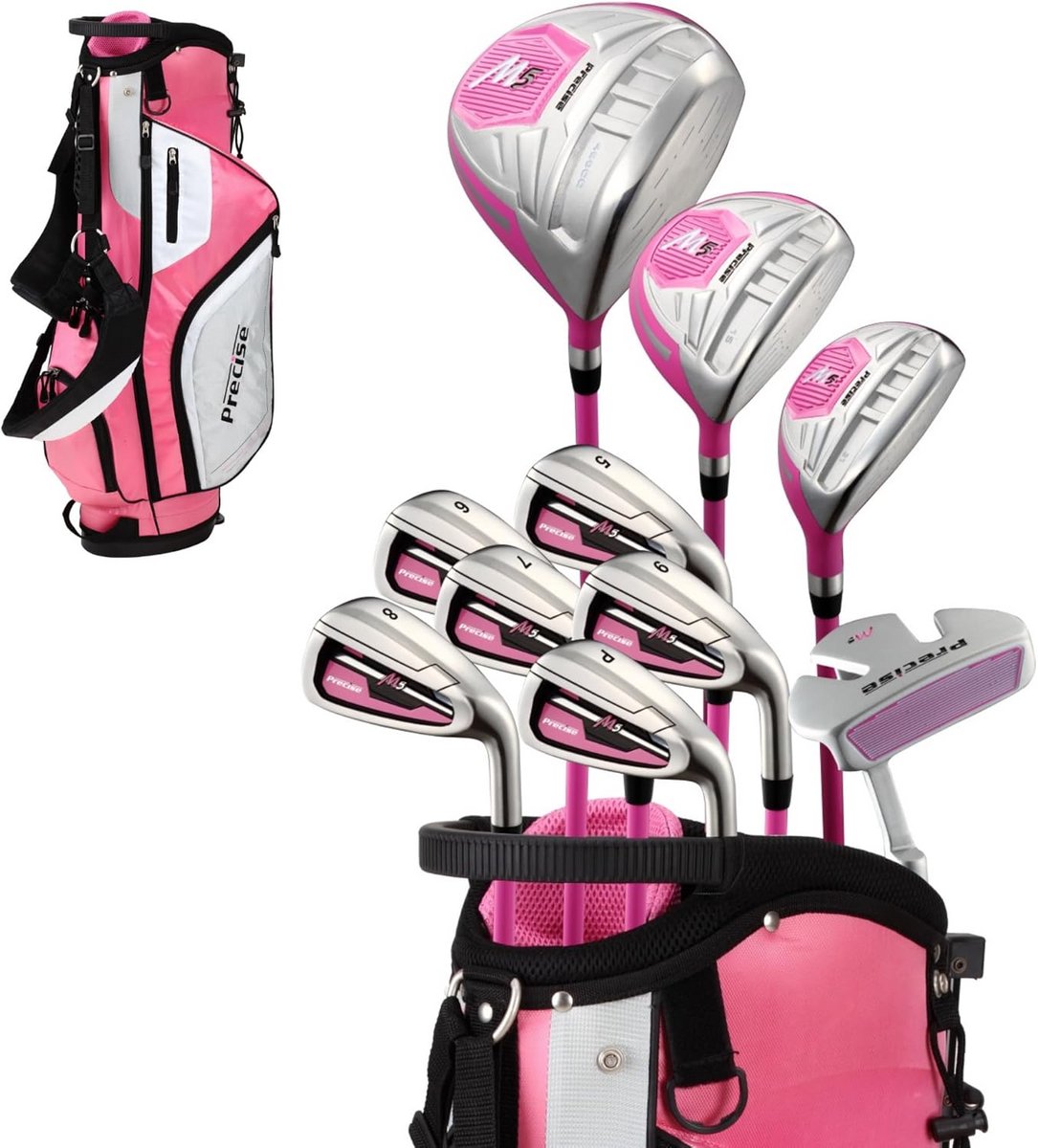 Complete Linkshandige M5 Golfset voor Dames