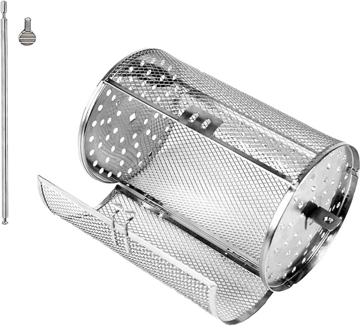 Draaimand voor Barbecue en Airfryer - RVS Rooster