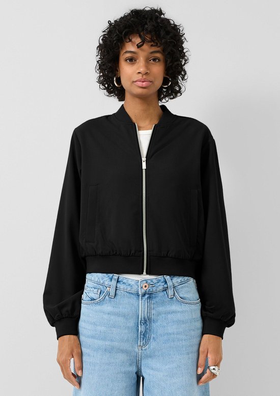 Q/S designed by - Dames jas - Maat L - Vrouwen - ZWART - onbekend materiaal