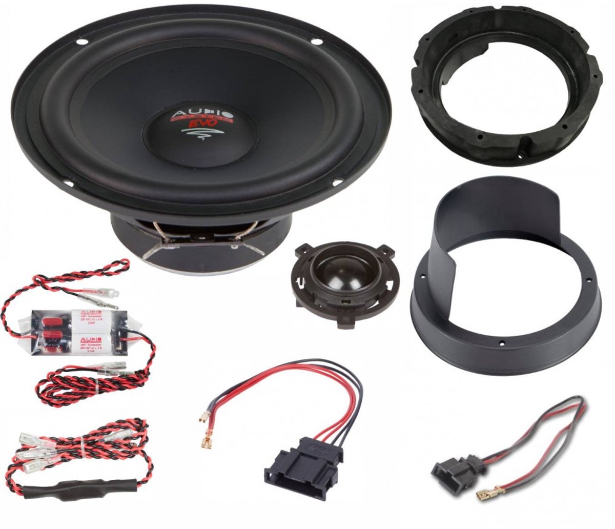 XFIT Volkswagen Golf 8 165mm 2-Weg Composet – Pasklare Speaker Upgrade Plug en Play Golf 6 7 8 Scirocco Polo ID4