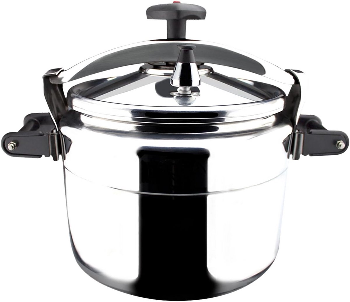 Snelle Kookpan 15 Liter Aluminium RVS Voorzien van Drukventiel