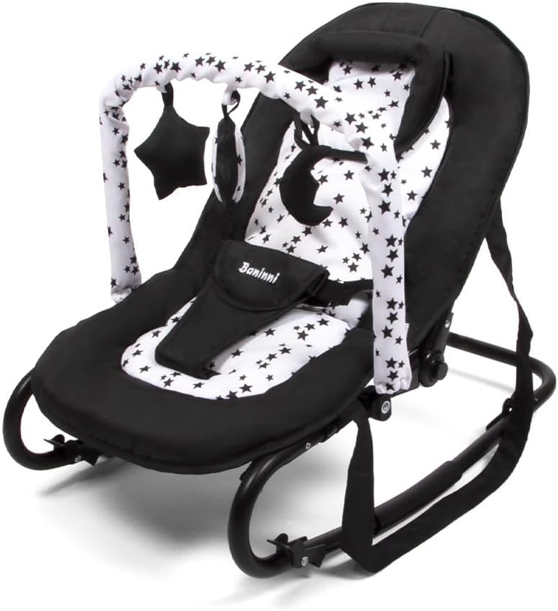 Luxe Baby Bouncer met Verstelbare Rugleuning en Speelboog - Geschikt voor Baby's 0-6 Maanden